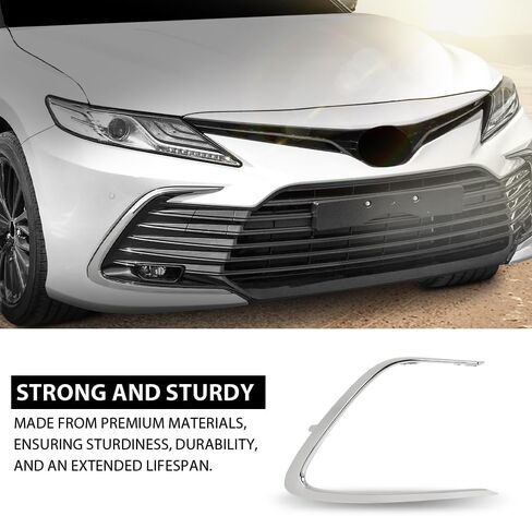 G-PLUS Front Right Bumper Grille Grill Strip Trim, Compatible with Toyota Camry LE XLE 2021-2023, Passenger Side, 5271206120 in Saudi Arabia