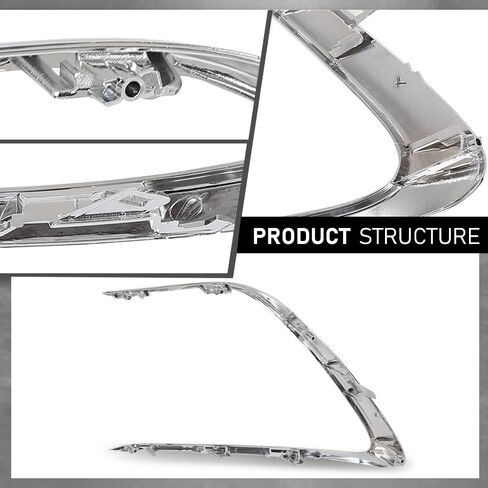 G-PLUS Front Right Bumper Grille Grill Strip Trim, Compatible with Toyota Camry LE XLE 2021-2023, Passenger Side, 5271206120 in Saudi Arabia