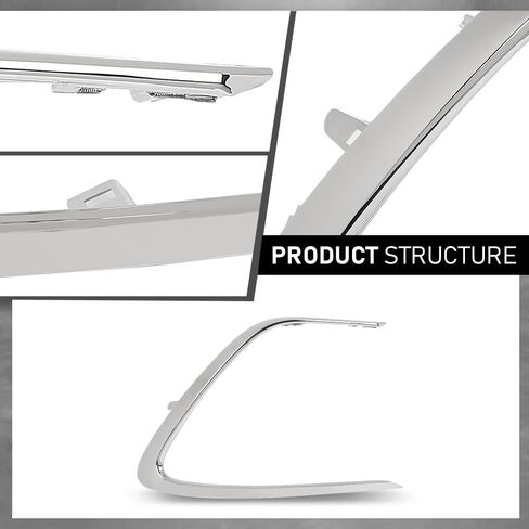 G-PLUS Front Right Bumper Grille Grill Strip Trim, Compatible with Toyota Camry LE XLE 2021-2023, Passenger Side, 5271206120 in Saudi Arabia