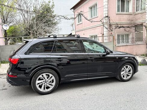 قضبان متقاطعة لحامل السقف لسيارة Audi Q7، تصميم فتحة T من الألومنيوم، قابلة للقفل، تناسب القضبان المدمجة المتدفقة للخدمة الشاقة سعة تحميل 330 رطل (فضي، الجيل الثاني (Typ 4M): 2015–Up) in Kuwait