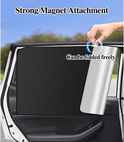 Automobile Side Window Sun Shade, Windshield Sun Shade for Car, Camping, Napping, Breastfeeding, Cloth Changing (Black, Co-Driving, 1pcs) in Saudi Arabia