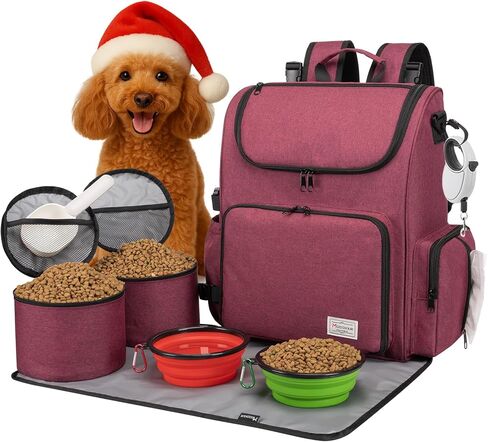 وعاء للكلاب قابل للطي، عبوتان، وعاء بديل قابل للطي للسفر للكلاب، سعة 650 مل، وعاء طعام محمول للكلاب مزود بمشبك، طبق كوب لإطعام القطط الأليفة للسفر والمشي والمشي لمسافات طويلة (أزرق + برتقالي) in Kuwait