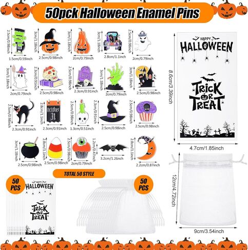 Siifert 100 Sets Butterfly Enamel Pins Gifts for Women Cute Moth Backpacks Pins Bulk for Grils Spring Colorful Butterflies Lapel Brooch Pins with Butterfly Cards and Organza Gifts Bags in Kuwait