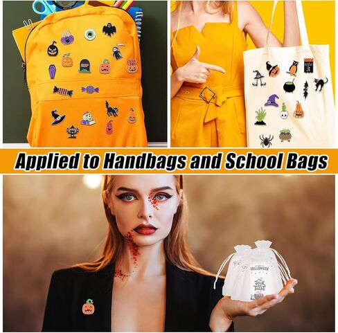 Siifert 100 Sets Butterfly Enamel Pins Gifts for Women Cute Moth Backpacks Pins Bulk for Grils Spring Colorful Butterflies Lapel Brooch Pins with Butterfly Cards and Organza Gifts Bags in Kuwait