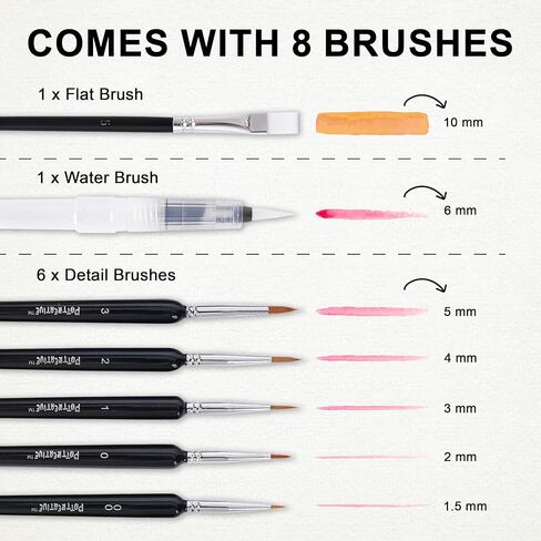 50 Colors Watercolor Paint Set - Vibrant Pigments in Portable Metal Case with 6 Brushes, Non-Toxic Travel-Friendly Painting Kit for Professional Artists/Students/Beginners in Saudi Arabia