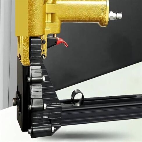Pneumatic Cardboard Box Stapler, Manual Carton Closing 34.7mm Corrugated Staple Gun, Nail Length and Depth Adjustable, for Cartons Folding Boxes in Saudi Arabia