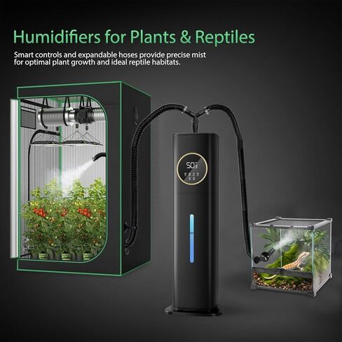 AILINKE Humidifiers for Large Room Bedroom, 2.1 Gal Cool Mist humidifier for Home with Remote, School, Office, Greenhouse, Warehouse, Indoor Planting, White in Saudi Arabia