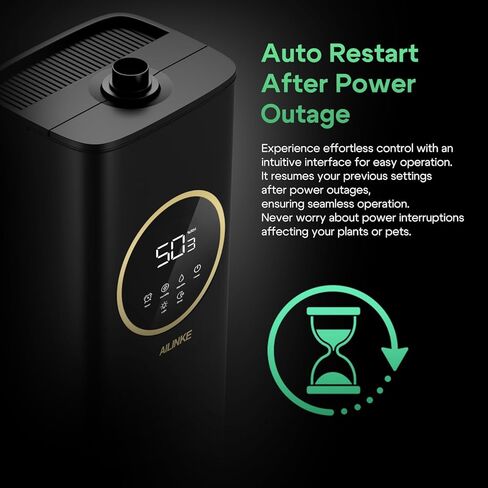 AILINKE Humidifiers for Large Room Bedroom, 2.1 Gal Cool Mist humidifier for Home with Remote, School, Office, Greenhouse, Warehouse, Indoor Planting, White in Saudi Arabia