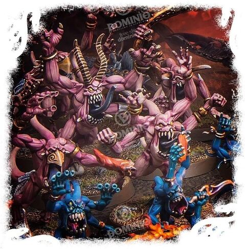 Daemons of Tzeentch Pink Horrors in Saudi Arabia