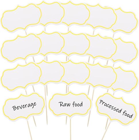 50 قطعة من قطع الكب كيك لبوفيه الحفلات، أعواد كب كيك فارغة، علامات الجبن الأبيض، أعلى الكعكة، ملصقات بوفيه مسواك للوحة Charcuterie، قطع علوية للكب كيك لتزيين حفلات الزفاف وأعياد الميلاد in Kuwait