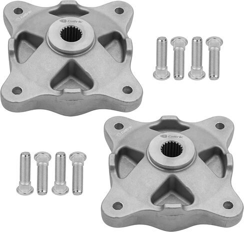 Caltric Front Wheel Hub & Bolts Compatible with Polaris Sportsman ETX 2015 / Magnum 330 4x4 2004-2006 / Sportsman 800 2005-2014 / Scrambler 500 2010-2012 in Saudi Arabia