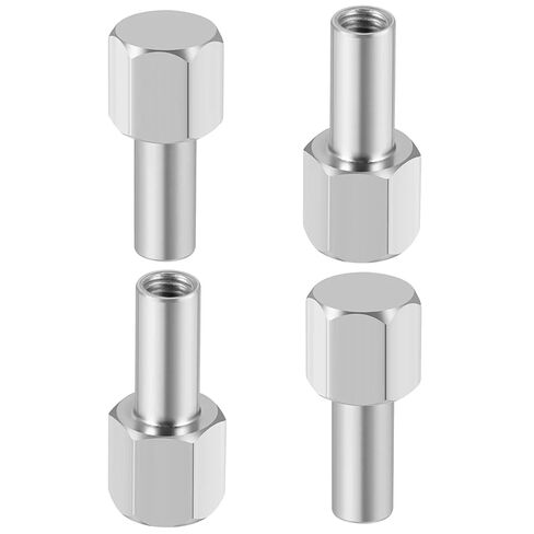 12mm Hex Wheel Hub Drive Adaptor Extension Column Metal Nut 15/20/25mm for 1/10 RC Crawler for Axial SCX10 TRX4 Part(15mm) in Saudi Arabia