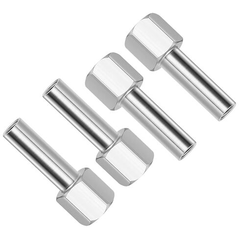 12mm Hex Wheel Hub Drive Adaptor Extension Column Metal Nut 15/20/25mm for 1/10 RC Crawler for Axial SCX10 TRX4 Part(15mm) in Saudi Arabia