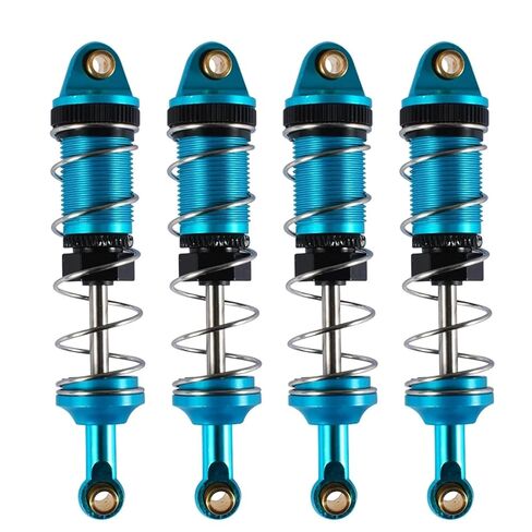 4 قطعة ممتص الصدمات 74 مللي متر معدني هيدروليكي لـ 1/12 MN128 MN86 G500 RC قطع غيار السيارات (أزرق) in Kuwait