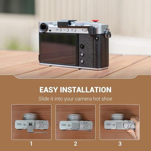 مسند إبهام معدني من JJC لكاميرا Nikon Zf Z f، حامل تثبيت على الحذاء الساخن لدعم الإبهام من أجل حمل يد مستقر وآمن، مع وسادة سيليكون مضادة للخدش، لا يؤثر على استخدام أزرار الكاميرا in Saudi Arabia