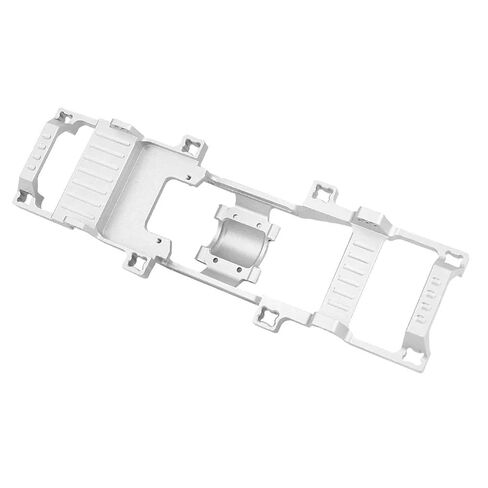 Metal Alloy Upgraded Modification One-Body Chassis Rails Empty Frame for FMS 1/24 Xiaoqi FCX24 RC Car Parts Accessories(Silver) in Saudi Arabia