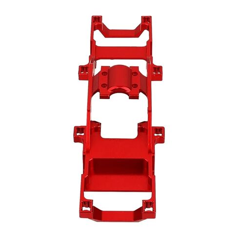 Metal Alloy Upgraded Modification One-Body Chassis Rails Empty Frame for FMS 1/24 Xiaoqi FCX24 RC Car Parts Accessories(Silver) in Saudi Arabia
