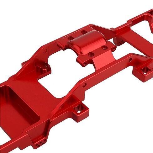 Metal Alloy Upgraded Modification One-Body Chassis Rails Empty Frame for FMS 1/24 Xiaoqi FCX24 RC Car Parts Accessories(Silver) in Saudi Arabia