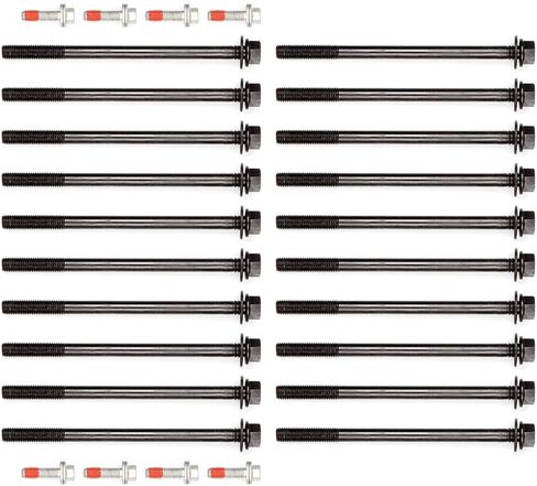 ES71129 Engine Cylinder Head Bolt Set Replacement for Chrysler for Aspen Limited 4.7L Sport Utility 2007-2009 for Dodge for Ram 1500 SXT 4.7L Crew Cab Pickup 2008 in Saudi Arabia
