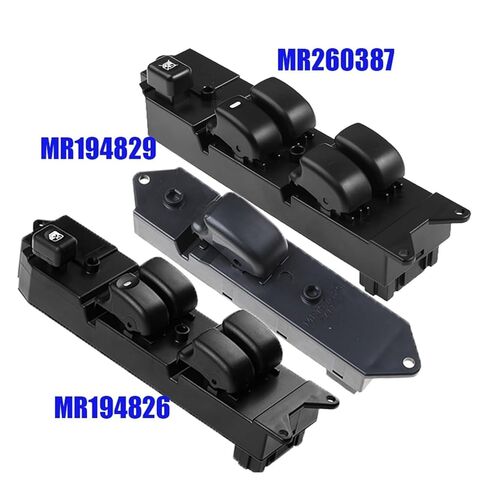 MR194826 MR260387 MR194829 مفتاح كهربائي رئيسي للنافذة متوافق مع ميتسوبيشي باجيرو ميراج V43 V45 V33(MR194829 MR194826) in Saudi Arabia