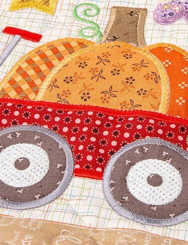 Lori Holt Home Town Quilt – in-The-Hoop Machine Embroidery Project – 2 Quilt Sizes Included – Customized Embroidery Stitches & Quilting Techniques – Formats: DST, EXP, HUS, JEF, PES, VIP, VP3, XXX in Saudi Arabia