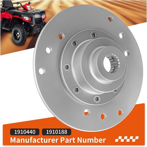 Rear Brake Rotor Disc for Polaris Sportsman Worker Diesel Xplorer 335 400 455 500 1996-2002 1910440 in Saudi Arabia