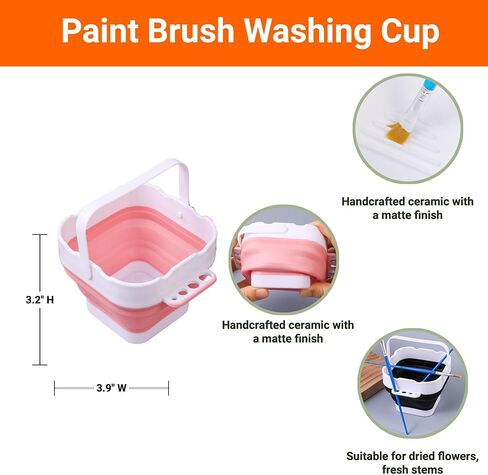 Lofenghome Paint by Number for Adults, Paint-by-Number Kits 6 Pack Aperol Spritz Decor, DIY Home Decor with Brush Clean Cups, Brushes and Instruction Guide for Adult Crafts in Saudi Arabia