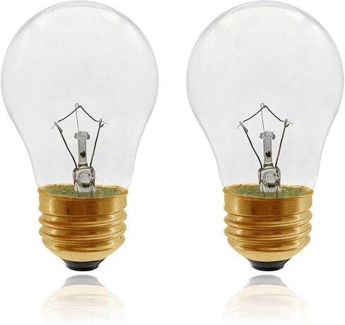Oven Light Bulb 40 Watt Appliance Bulb, G45 Clear - High Temp 120V 415 Lumens E26 Standard Base, Appliance Light Bulb for Oven Stove Refrigerator Microwave 4-Pack in Kuwait