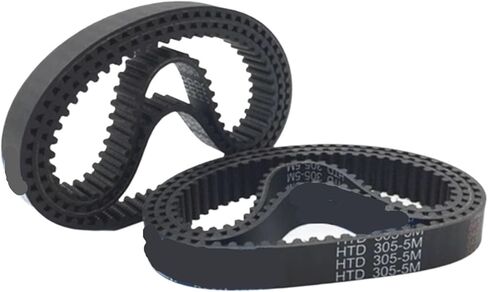 HTD 5M Rubber Timing Belt Width 25/30/40mm Perimeter 505-580mm 1Pcs(5M-570mm,1PC_25MM) in Saudi Arabia
