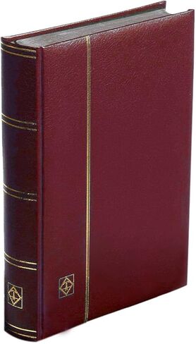 Lighthouse 32 Black Page Leatherette Cover Stamp Stockbook, LSP4/16 Blue in Saudi Arabia