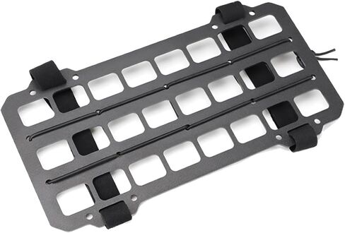 Vehicle Rigid MOLLE Panel, Car Sun Visor Organizer Tactical Gear Rack, EDC Pouch Tool Holster Truck Equipment Mount Plate, Auto Interior Modular Storage Shelf Accessories (Visor Panel) in Saudi Arabia
