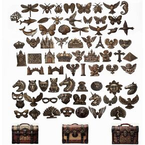 75Pcs Small Scrapbook Materials Sticker for Journaling Vintage Cardboard 3D mini Paper Stickers Bullet Junk Journals Supplies Note Decoration Planner Sticker Self-Adhesive for Scrapbook Craft DIY in Kuwait