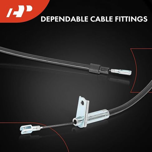 A-Premium Rear Driver Side Parking Brake Cable Assembly Compatible with Mercedes-Benz Models: C220 1994-1996, C230 1997-2000, C280 1994-2000, C36 AMG 1995-1997, C43 AMG 1998-2000, CLK320, CLK430 in Saudi Arabia