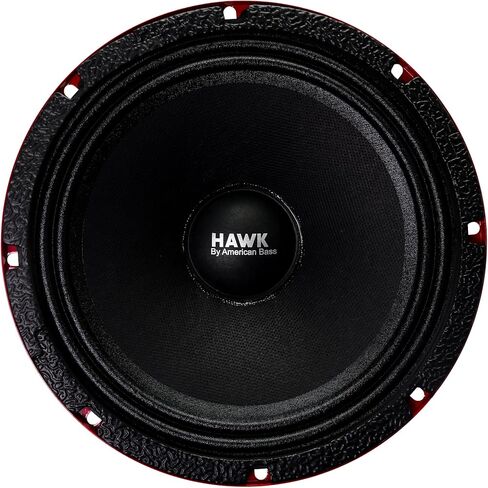 American Bass USA Bass Hawk65 6.5'' Midrange Midbass Car Speaker with Grill, 500W, 4 Ohm in Saudi Arabia