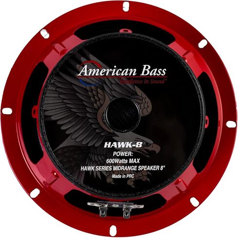 American Bass USA Bass Hawk65 6.5'' Midrange Midbass Car Speaker with Grill, 500W, 4 Ohm in Saudi Arabia