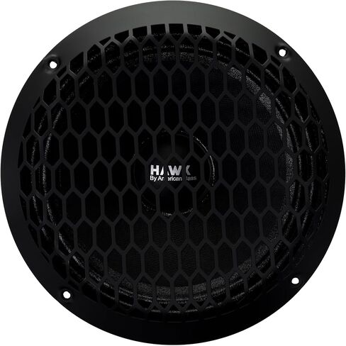 American Bass USA Bass Hawk65 6.5'' Midrange Midbass Car Speaker with Grill, 500W, 4 Ohm in Saudi Arabia