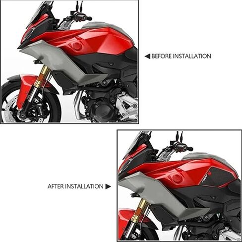 Motorcycle Tank Protector for BMW F900XR 2020 2021 2022 2023 Motorcycle Anti-Slip Pad Fuel Tank Side Knee Protector(Black Blue) in Saudi Arabia