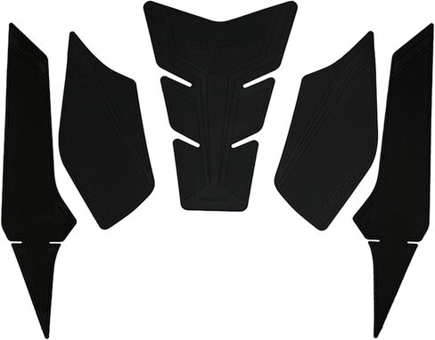 NIGHT CAT Motorcycle Tank Pad,Motorcycle Fuel Tank Protector,Gas Tank Decals Compatible With CFMOTO 675SR CF MOTO SR675 675 SR(Black blue 5pcs) in Saudi Arabia