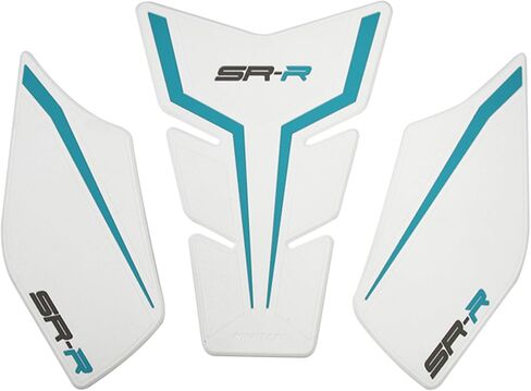 NIGHT CAT Motorcycle Tank Pad,Motorcycle Fuel Tank Protector,Gas Tank Decals Compatible With CFMOTO 675SR CF MOTO SR675 675 SR(Black blue 5pcs) in Saudi Arabia