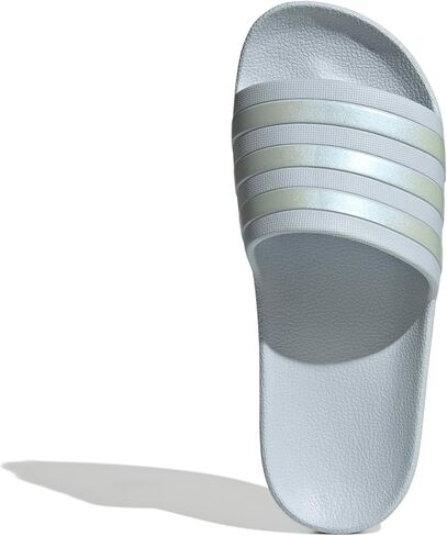 adidas Women's Adilette Aqua Slide Sandal, Halo Blue/Halo Blue/Halo Blue, 8 in Saudi Arabia