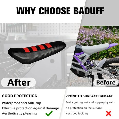 Seat Cover for 79bike Falcon Pro,Waterproof Non-Slip Cushion Cover for Electric Dirt Bike 79 Bike Falcon Pro-Purple in Saudi Arabia