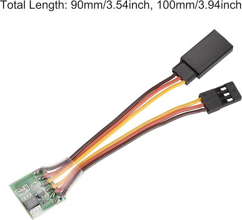 Uxcell RC مضاعفات إشارة عكس العاكس التوجيه والعتاد عكس سلك الرصاص 3-Pin 5-6V 2A in Saudi Arabia
