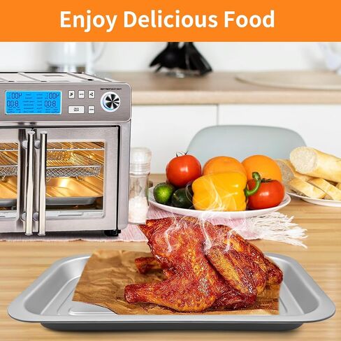 Air Fryer Tray Replacement for Emeril Lagasse Everyday 360 air fryer, 12''×10'' Stainless Steel Air Fryer Accessories Grill Pan Grill Plate Crisper Plate Replacement Parts Rack in Kuwait