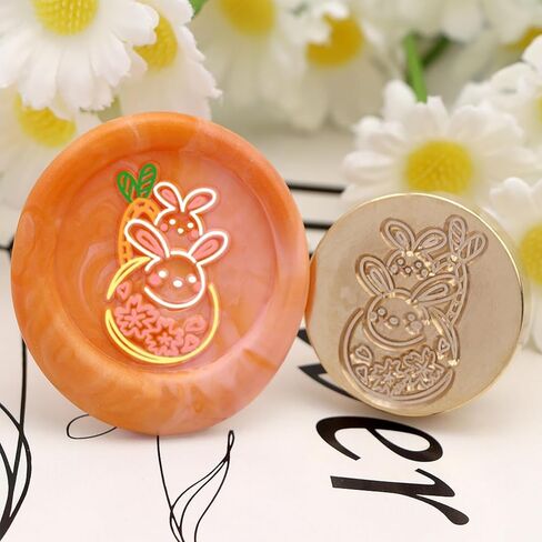 Pumpkin Wax Seal Stamp Halloween Wax Seal Stamp Removable Brass Head with A Pear Wood Handle for Decorating Halloween Party Invitations Wine Packaging Greeting Cards Gifts in Saudi Arabia
