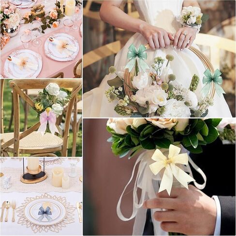 1-1/2 Inch x 50 Yards Sheer Organza Ribbon Chiffon Ribbon for Gift Wedding Flower Bouquet Wrapping Decorations Crafts (Black) in Kuwait
