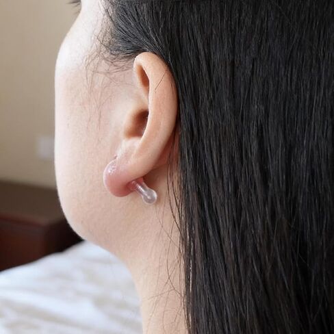 100 PCS Impenetrable Big-Long Soft Earring Backs, Comfort Earring Backs Replacements, TPE Medical Grade Material, Earring Back for Stud Fit with All Types of Earrings(Pillar Ball) in Saudi Arabia