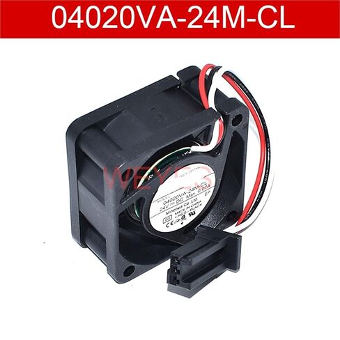 ل 04020VA-24M-CL 24V 0.07A 4020 4 سنتيمتر 40*40*20 مللي متر 3-سلك الخادم مربع مروحة التبريد in Saudi Arabia