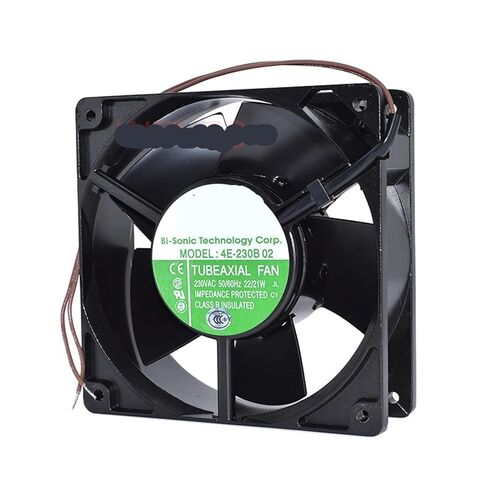 4E-230B 02 230VAC 22/21 واط لمروحة محورية ثنائية الصوت معدنية كاملة ذات درجة حرارة عالية ورطوبة 12038 تيار متردد 220 فولت in Saudi Arabia