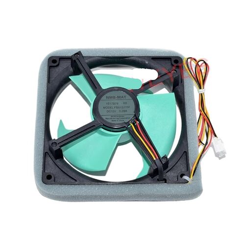 for FBA12J15V DC15V 0.28A 12.5CM Three Wires Refrigerator Cooling Fan Black in Saudi Arabia