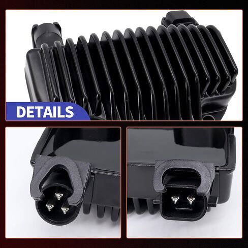 HiSport Voltage Regulator Rectifier 74631-08 Compatible with Harley Davidson Dyna 2008-2017, Replacement for Dyna Switchback/Street Bob/Super Glide/Fat Bob/Low Rider/Wide Glide, 7463108A, 383-574 in Saudi Arabia